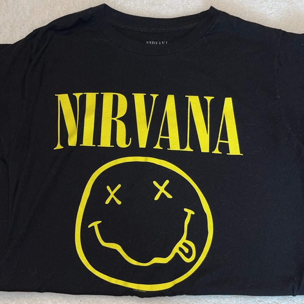 Nirvana black t-shirt